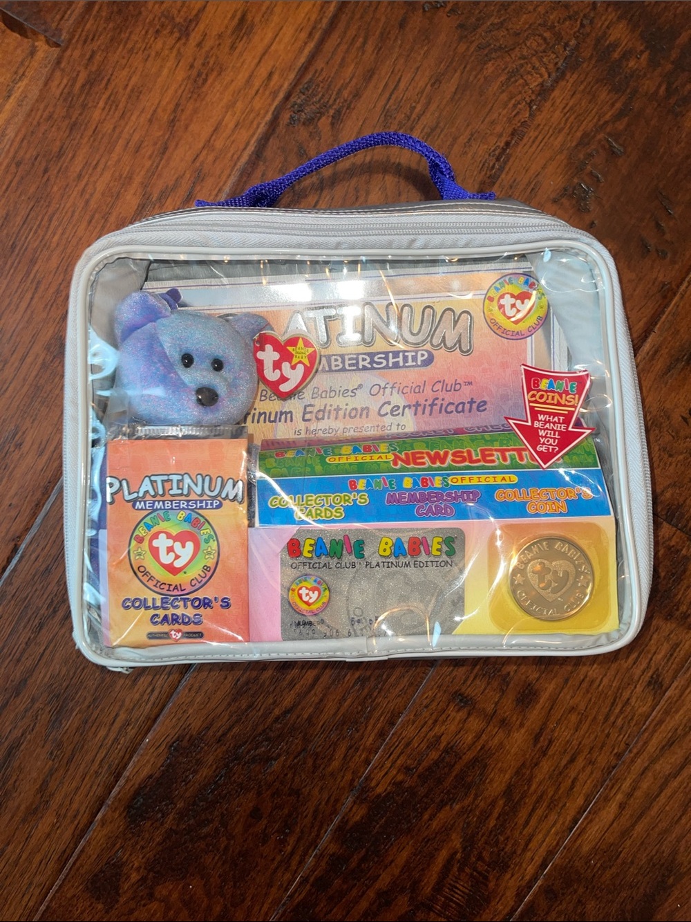 1999 Ty Platinum Membership Kit with Clubby Bear